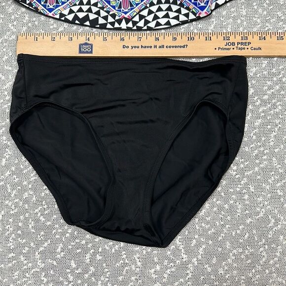 GB GIANNI BINI 2 piece Swim Suit High Waist Flounce Bikini Swimsuit Medium - Picture 2 of 9